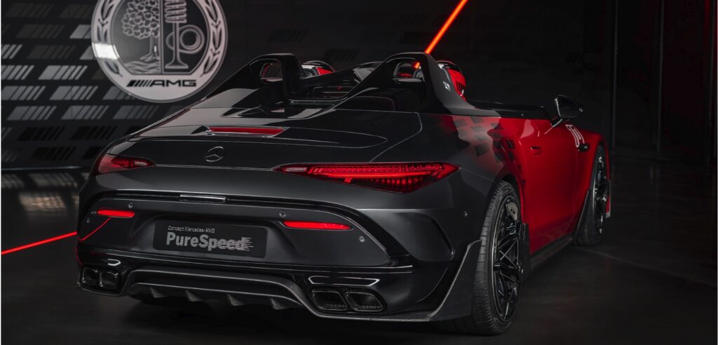 Nye Mercedes PureSpeed gjør 315 km/t uten tak Ny Mercedes